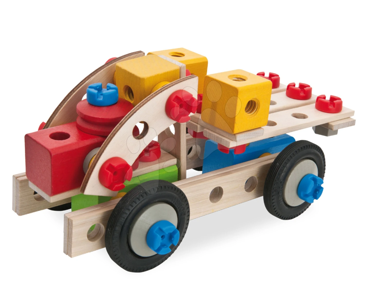 Holzbausatz Lokomotive Constructor Big Loc Eichhorn Vier Modelle (Lok, Flugzeug, LKW, Roboter) 100 Teile Ab 4 Jahren 5 Holzbausatz Lokomotive Constructor Big Loc Eichhorn Vier Modelle (Lok, Flugzeug, LKW, Roboter) 100 Teile Ab 4 Jahren – Bild 5