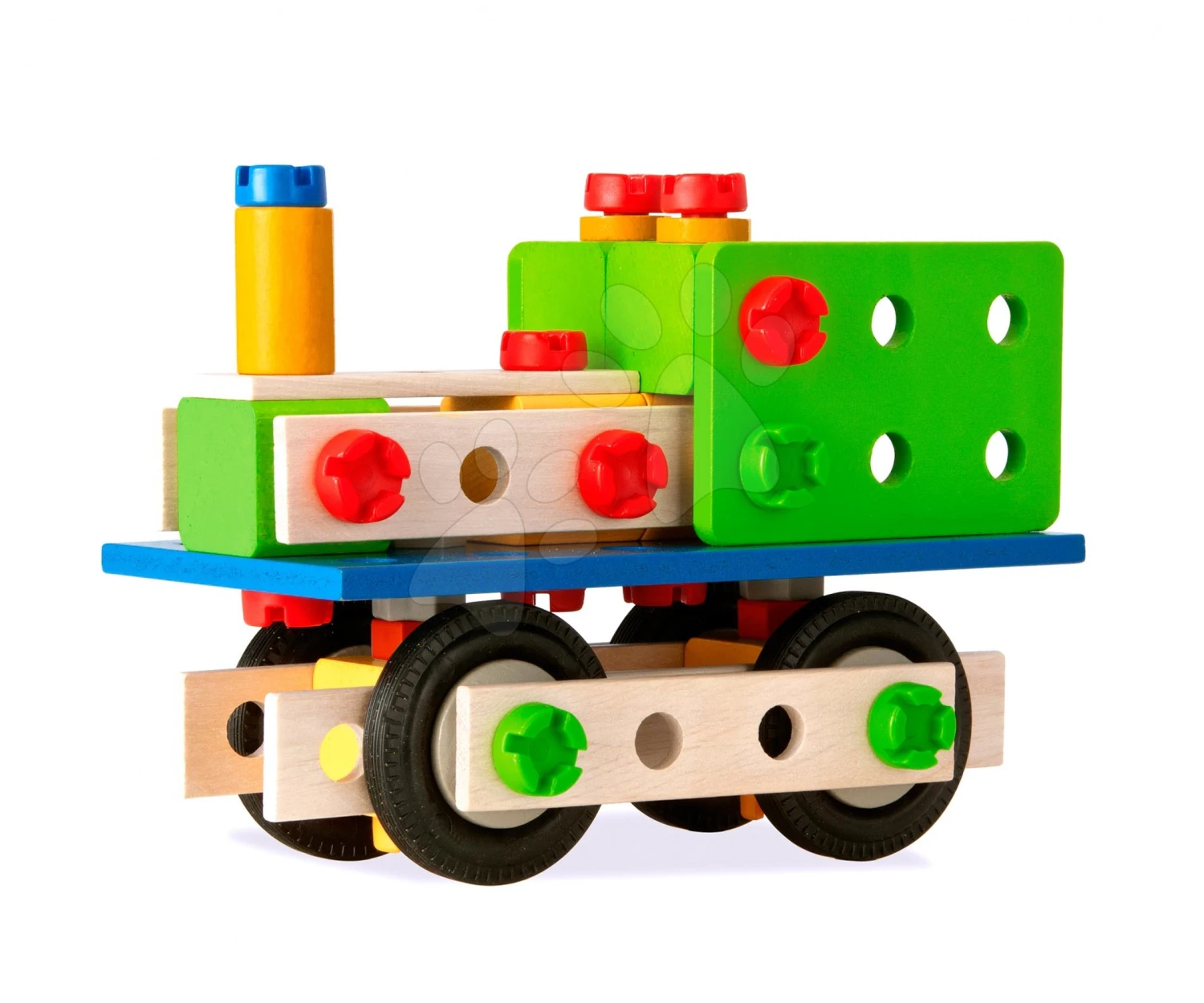 Holzbausatz Lokomotive Constructor Big Loc Eichhorn Vier Modelle (Lok, Flugzeug, LKW, Roboter) 100 Teile Ab 4 Jahren 8 Holzbausatz Lokomotive Constructor Big Loc Eichhorn Vier Modelle (Lok, Flugzeug, LKW, Roboter) 100 Teile Ab 4 Jahren – Bild 8