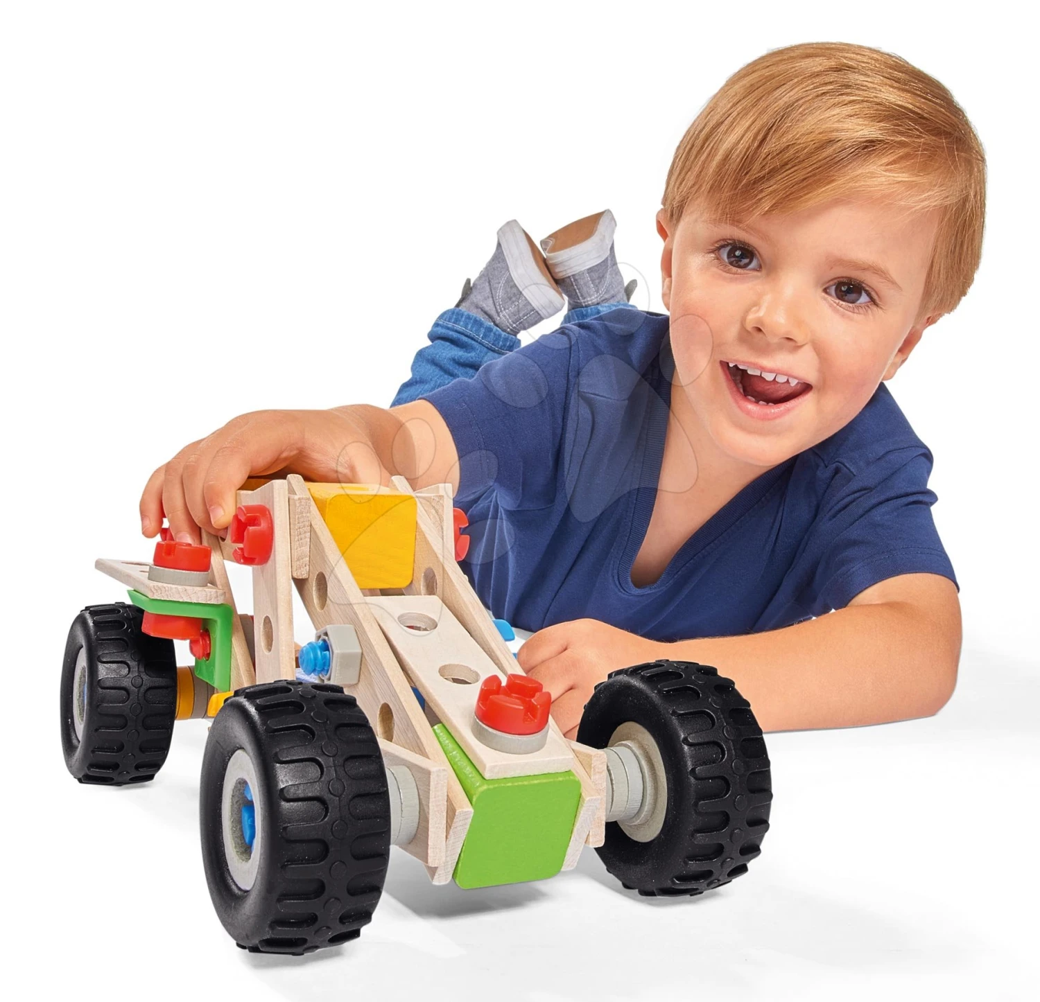 Holzbaukasten Vierrad Constructor Quad Eichhorn Vier Modelle (Quad, Fahrrad, Minibuggy, Motorrad) 110 Teile Ab 4 Jahren 1 Holzbaukasten Vierrad Constructor Quad Eichhorn Vier Modelle (Quad, Fahrrad, Minibuggy, Motorrad) 110 Teile Ab 4 Jahren