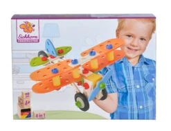 Holzbausatz Flugzeug Doppeldecker Constructor Biplane Eichhorn Vier Modelle (Dinosaurier, Doppeldecker, Motorrad, Wasserflugzeug) 90 Teile Ab 4 Jahren 13 Holzbausatz Flugzeug Doppeldecker Constructor Biplane Eichhorn Vier Modelle (Dinosaurier, Doppeldecker, Motorrad, Wasserflugzeug) 90 Teile Ab 4 Jahren -Eichhorn 100039031 f eichhorn stavebnica