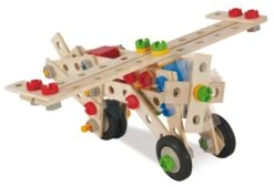 Holzbausatz Windmühle Constructor Windmill Eichhorn 8 Modelle (Mühle, Kran, Flugzeug, Jagdflugzeug, Katamaran, Auto, Brücke, Containerkran) 300 Teile Ab -Eichhorn 100039046 g eichhorn stavebnica