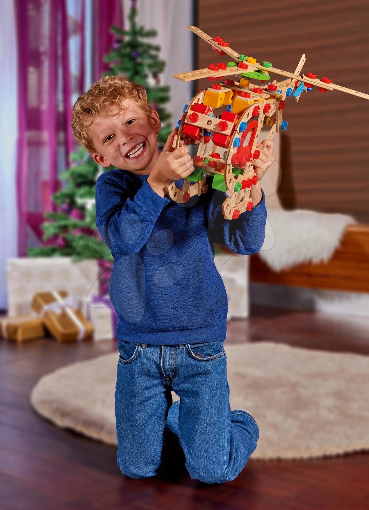 Baukasten Aus Holz Hubschrauber Constructor Helicopter Eichhorn 5 Modelle (Hubschrauber, Kampfjet, Schiff, Schlepper, Wasserflugzeug) 225 Teile Ab 6 Jahren 9 Baukasten Aus Holz Hubschrauber Constructor Helicopter Eichhorn 5 Modelle (Hubschrauber, Kampfjet, Schiff, Schlepper, Wasserflugzeug) 225 Teile Ab 6 Jahren – Bild 9