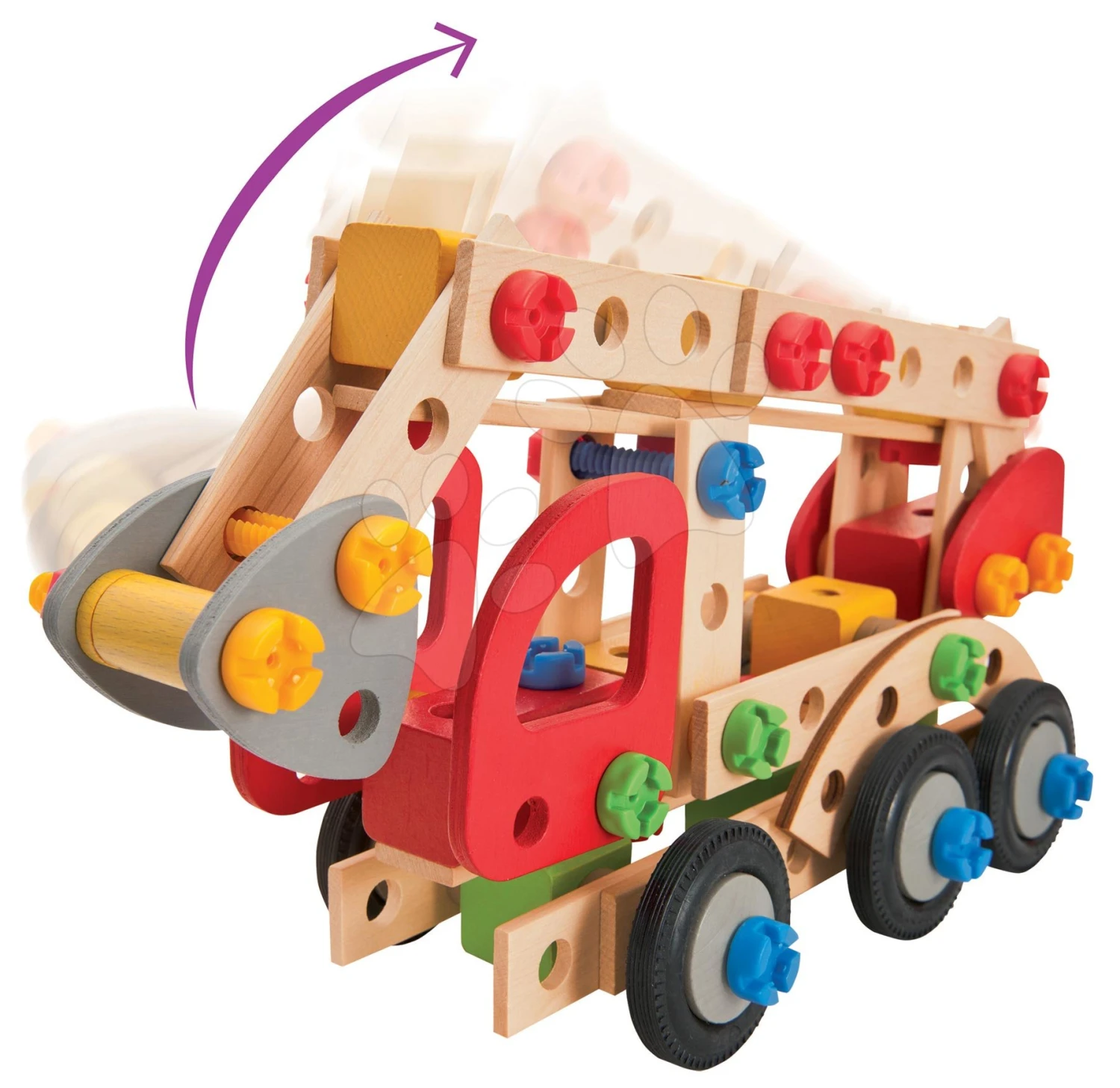 Holzbausatz Feuerwehrmann Constructor Fire Truck Eichhorn Drei Modelle (Feuerwehrmann, Krankenwagen, Polizei) 155 Teile Ab 5 Jahren 5 Holzbausatz Feuerwehrmann Constructor Fire Truck Eichhorn Drei Modelle (Feuerwehrmann, Krankenwagen, Polizei) 155 Teile Ab 5 Jahren – Bild 5