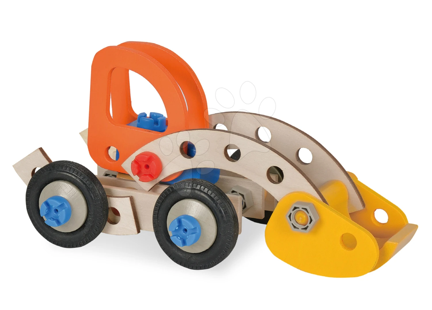 Holzbausatz Bagger Constructor Excavator Eichhorn Drei Modelle (Bagger, Traktor Mit Bagger, Lader) 90 Teile Ab 4 Jahren 3 Holzbausatz Bagger Constructor Excavator Eichhorn Drei Modelle (Bagger, Traktor Mit Bagger, Lader) 90 Teile Ab 4 Jahren – Bild 3
