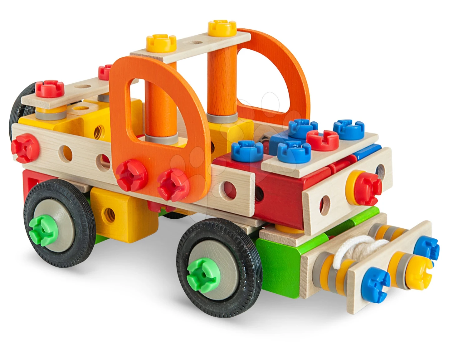 Bausatz Aus Holz - Baumaschinen Constructor Tool Box Eichhorn Kran Jeep LKW Und Firmenwagen 170 Teile Ab 6 Jahren 2 Bausatz Aus Holz - Baumaschinen Constructor Tool Box Eichhorn Kran Jeep LKW Und Firmenwagen 170 Teile Ab 6 Jahren – Bild 2