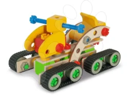Baukasten Aus Holz Raupenkran Constructor Crawler Excavator Eichhorn 4 Modelle (Kran, Raupenkran, Wagen, Schneequad) 170 Teile Ab 6 Jahren -Eichhorn 100039096 f eichhorn stavebnica