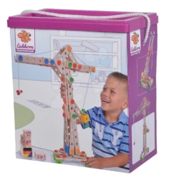 Baukasten Aus Holz Kran Constructor Crane Eichhorn 5 Modelle (Kran, Schiff, Wasserflugzeug, Formel, Mobilkran) 170 Teile Ab 6 Jahren -Eichhorn 100039097 c eichhorn stavebnia