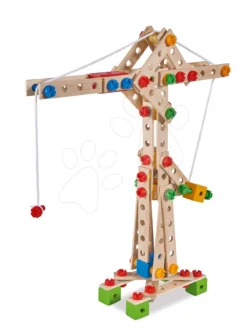 Baukasten Aus Holz Kran Constructor Crane Eichhorn 5 Modelle (Kran, Schiff, Wasserflugzeug, Formel, Mobilkran) 170 Teile Ab 6 Jahren -Eichhorn 100039097 d eichhorn stavebnia