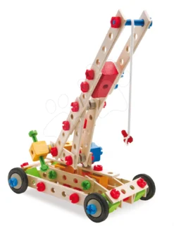 Baukasten Aus Holz Kran Constructor Crane Eichhorn 5 Modelle (Kran, Schiff, Wasserflugzeug, Formel, Mobilkran) 170 Teile Ab 6 Jahren -Eichhorn 100039097 h eichhorn stavebnia