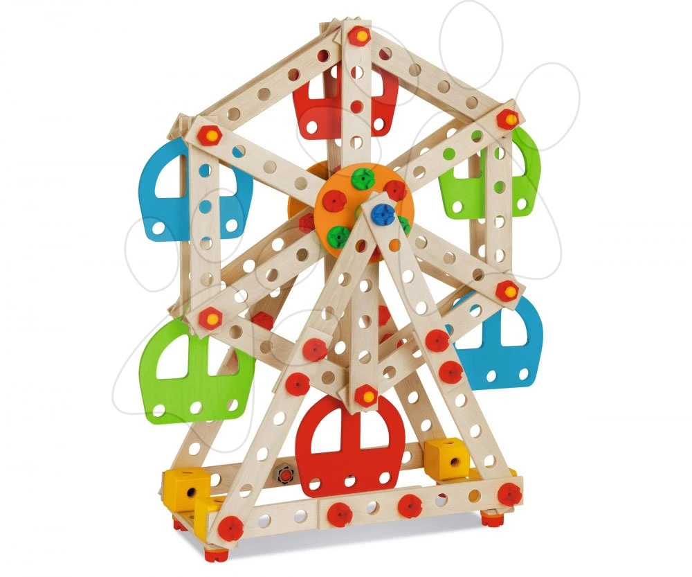 Baukasten Aus Holz Freizeitpark Constructor Big Wheel Eichhorn 3 Modelle (Freizeitpark, Leuchtturm, Seilbahn) 240 Teile Ab 6 Jahren 2 Baukasten Aus Holz Freizeitpark Constructor Big Wheel Eichhorn 3 Modelle (Freizeitpark, Leuchtturm, Seilbahn) 240 Teile Ab 6 Jahren – Bild 2