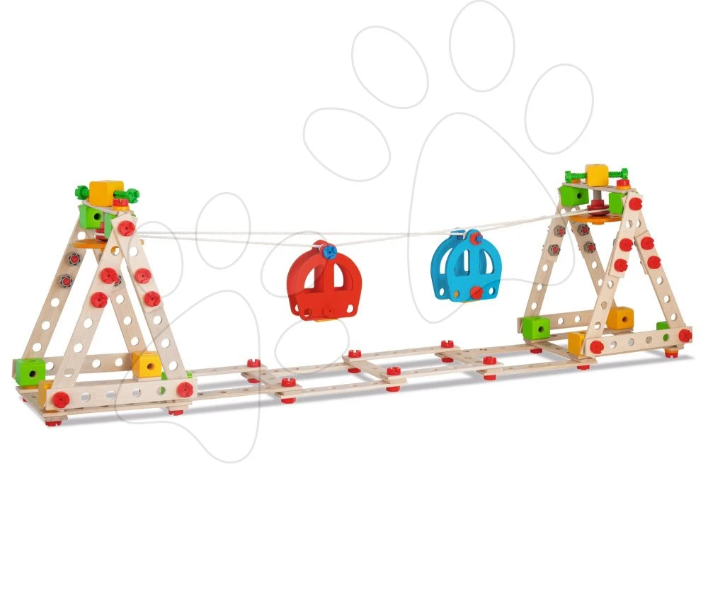 Baukasten Aus Holz Freizeitpark Constructor Big Wheel Eichhorn 3 Modelle (Freizeitpark, Leuchtturm, Seilbahn) 240 Teile Ab 6 Jahren 5 Baukasten Aus Holz Freizeitpark Constructor Big Wheel Eichhorn 3 Modelle (Freizeitpark, Leuchtturm, Seilbahn) 240 Teile Ab 6 Jahren – Bild 5