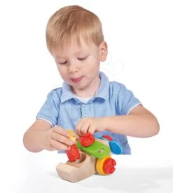 Bausatz-Flugzeug Aus Holz Constructor Maxi Airplane Eichhorn Mit Großen 10 Teilen Für Die Kleinsten Ab 24 Monaten