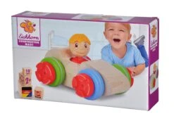 Bausatz Rennwagen Aus Holz Constructor Maxi Racer Eichhorn Mit Großen 10 Teilen Für Die Kleinsten Ab 24 Monaten -Eichhorn 100039101 e eichhorn stavebnica auto