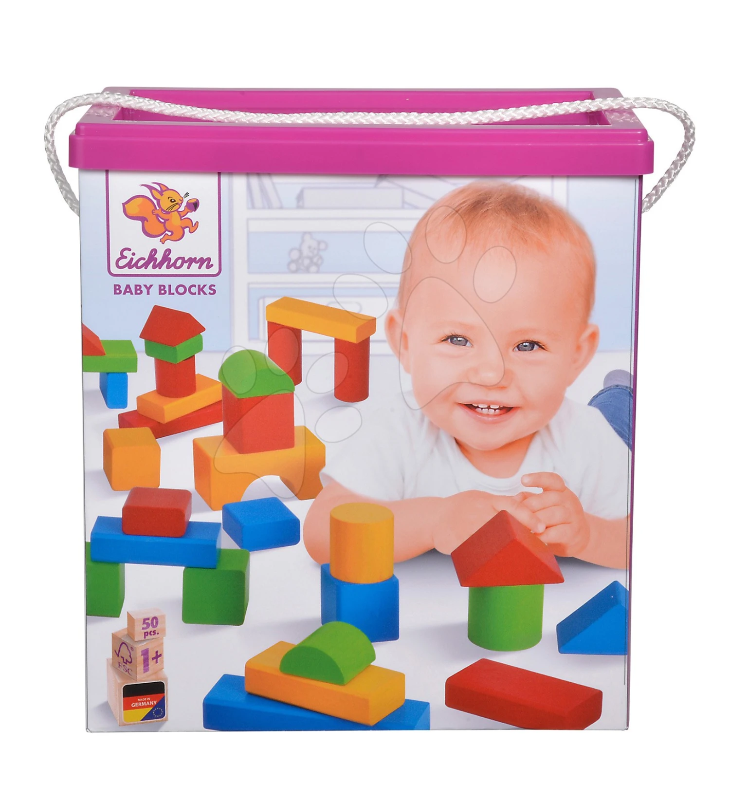 Farbige Holzwürfel Coloured Wooden Blocks XL Baby Eichhorn Extra Groß 50 Stück Größe 40 Mm Ab 12 Monaten 8 Farbige Holzwürfel Coloured Wooden Blocks XL Baby Eichhorn Extra Groß 50 Stück Größe 40 Mm Ab 12 Monaten – Bild 8