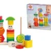 Faltschachtel Aus Holz Figuren Stacking Puzzle Figures Eichhorn Farbige Und Gemusterte Formen 21 Teile Ab 12 Monaten
