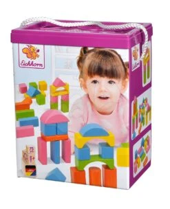 Holzwürfel Bunt Coloured Wooden Blocks Eichhorn Bunt 75 Stück Verschiedene Formen Größe 25 Mm Ab 12 Monaten -Eichhorn 100088011 d eichhorn kocky