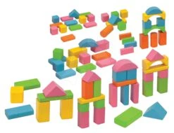 Holzwürfel Bunt Coloured Wooden Blocks Eichhorn Bunt 75 Stück Verschiedene Formen Größe 25 Mm Ab 12 Monaten -Eichhorn 100088011 e eichhorn kocky