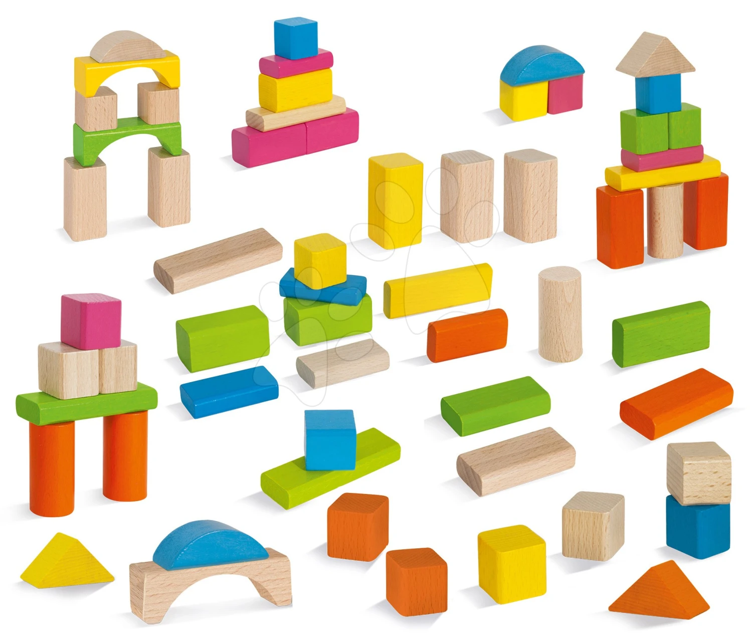 Holzwürfel Nature And Coloured Wooden Blocks Eichhorn Mix Farbig Und Natural 60 Stück Größe 25 Mm Ab 12 Monaten 6 Holzwürfel Nature And Coloured Wooden Blocks Eichhorn Mix Farbig Und Natural 60 Stück Größe 25 Mm Ab 12 Monaten – Bild 6