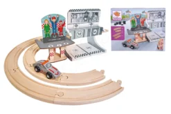 Holzbahn Porsche Racing Extension Set Eichhorn Mit Safety Car 14 Teile 10 Holzbahn Porsche Racing Extension Set Eichhorn Mit Safety Car 14 Teile -Eichhorn 109475860 e eichhorn autodraha