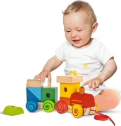 Eichhorn Zug, 11-tlg. - Lok Mit Sound + Anhänger Mit Bausteinen 8 Eichhorn Zug, 11-tlg. - Lok Mit Sound + Anhänger Mit Bausteinen -Eichhorn 16467433 03