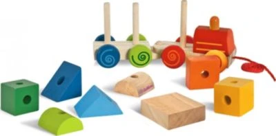 Eichhorn Zug, 11-tlg. - Lok Mit Sound + Anhänger Mit Bausteinen 4 Eichhorn Zug, 11-tlg. - Lok Mit Sound + Anhänger Mit Bausteinen – Bild 4