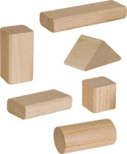 Eichhorn Holzbausteine Naturbelassen, 50 Stück -Eichhorn 16467446 04