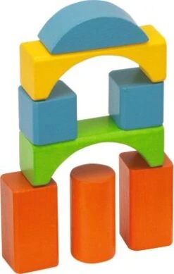 Eichhorn Holzbausteine Bunt, 75 Stück -Eichhorn 16467455 06