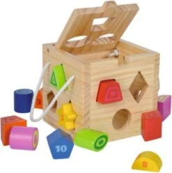 Eichhorn Sortier- Und Steckspiel Aus Holz