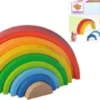 Eichhorn Sortier- Und Stapelspielzeug Regenbogen, 8 Teile