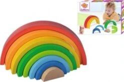 Eichhorn Sortier- Und Stapelspielzeug Regenbogen, 8 Teile