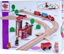 Eichhorn EH Bahn - Bahnset Feuerwehr, 33-tlg. -Eichhorn 26404519 06