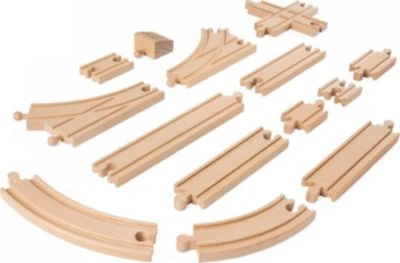 Eichhorn EH Bahn - Großes Schienensortiment, 44-tlg. 2 Eichhorn EH Bahn - Großes Schienensortiment, 44-tlg. – Bild 2