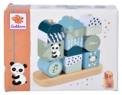 Drevená Skladačka Zvieratká Stacking Game Eichhorn 14 Kociek S Obrázkami Od 12 Mes EH3814 -Eichhorn 3814 d eichhorn skladacka