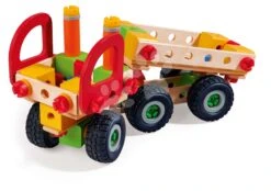 Drevená Stavebnica Nákladné Auto Constructor Trucks Eichhorn 4 Modely 135 Dielov Od 5 Rokov EH39200 -Eichhorn 39200 e eichhorn stavebnica auto