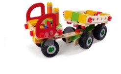 Drevená Stavebnica Nákladné Auto Constructor Trucks Eichhorn 4 Modely 135 Dielov Od 5 Rokov EH39200 -Eichhorn 39200 f eichhorn stavebnica auto