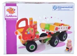 Drevená Stavebnica Nákladné Auto Constructor Trucks Eichhorn 4 Modely 135 Dielov Od 5 Rokov EH39200 -Eichhorn 39200 g eichhorn stavebnica auto