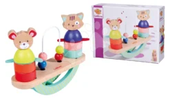 Drevená Balančná Hra S Korálikmi Balance Game Friend Eichhorn 11 Dielov Od 12 Mes EH5464 -Eichhorn 5464 e eichhorn balacna hra