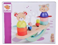 Drevená Balančná Hra S Korálikmi Balance Game Friend Eichhorn 11 Dielov Od 12 Mes EH5464 -Eichhorn 5464 f eichhorn balacna hra