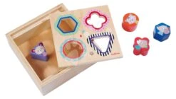 Drevená Vkladačka Shape Sorter Box Friends Eichhorn So 4 Kockami S Motívom Zvieratiek Od 12 Mes EH5465