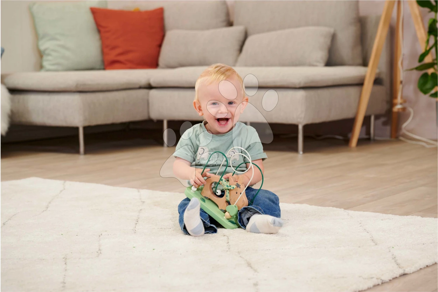 Drevený Labyrint S Korálikmi Baby HIPP Bead Maze Eichhorn S 2 Dráhami Od 12 Mes EH5868 8 Drevený Labyrint S Korálikmi Baby HIPP Bead Maze Eichhorn S 2 Dráhami Od 12 Mes EH5868 – Bild 8