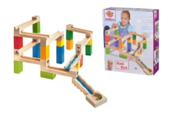 Bausatz Aus Holz Labyrinth Large Marble Run Construction Set Eichhorn Mit Kugeln 35 Teile -Eichhorn eh2023 b eichhorn stavebnica