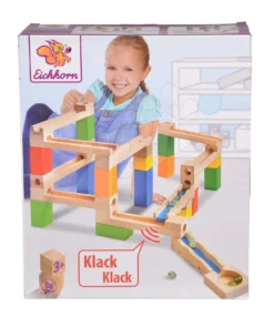 Bausatz Aus Holz Labyrinth Large Marble Run Construction Set Eichhorn Mit Kugeln 35 Teile -Eichhorn eh2023 g eichhorn stavebnica