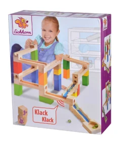Bausatz Aus Holz Labyrinth Large Marble Run Construction Set Eichhorn Mit Kugeln 35 Teile -Eichhorn eh2023 h eichhorn stavebnica