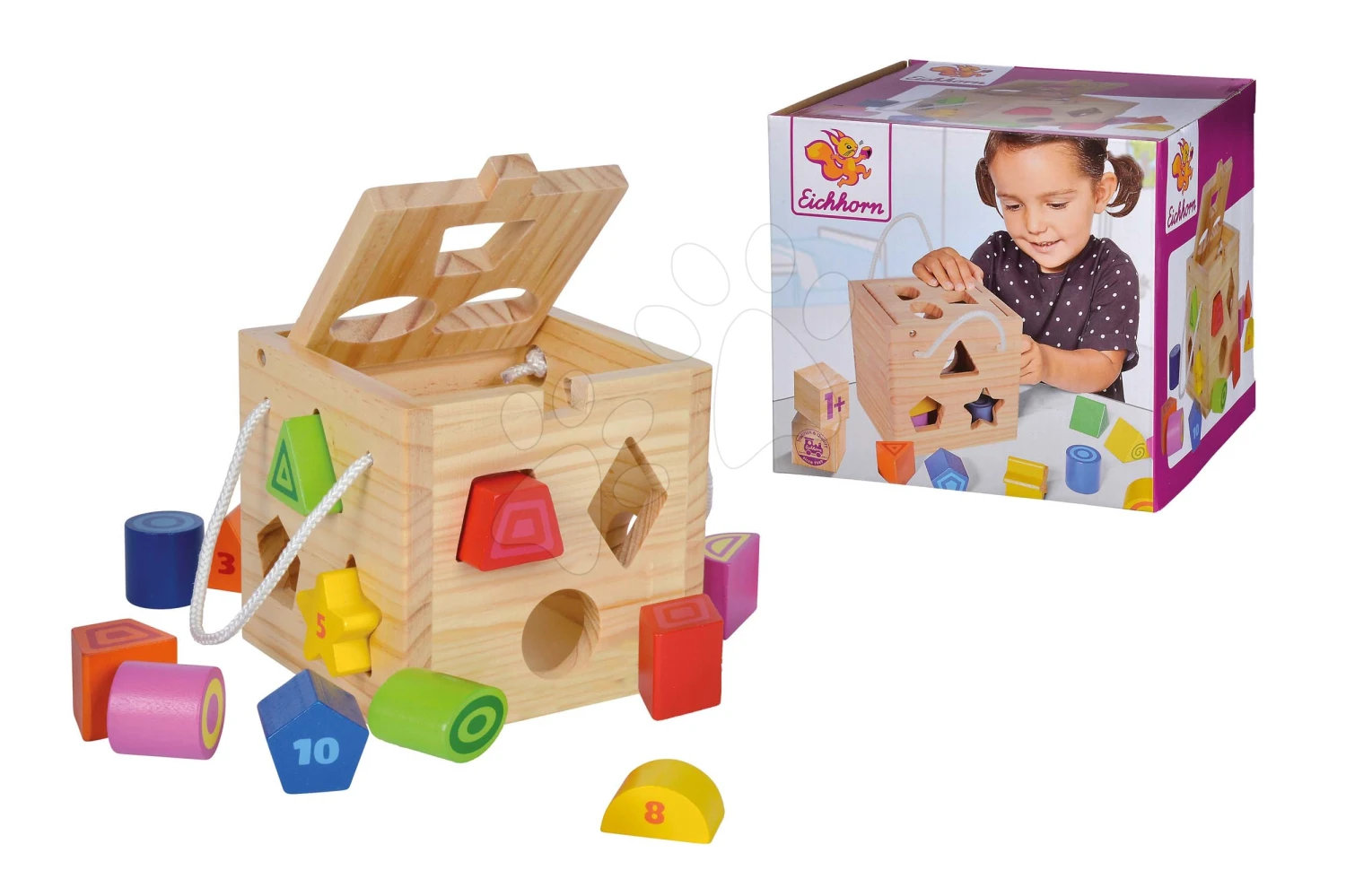 Lehrwürfel Aus Holz Shape Sorting Cube Eichhorn Mit 12 Würfeln Ab 12 Monaten 2 Lehrwürfel Aus Holz Shape Sorting Cube Eichhorn Mit 12 Würfeln Ab 12 Monaten – Bild 2