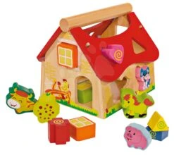Lehrhaus Aus Holz Shape Sorter House Eichhorn Mit 12 Würfeln Ab 12 Monaten 13 Lehrhaus Aus Holz Shape Sorter House Eichhorn Mit 12 Würfeln Ab 12 Monaten -Eichhorn eh2098 f eichhorn domcek