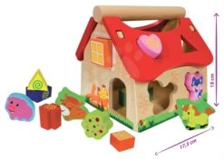 Lehrhaus Aus Holz Shape Sorter House Eichhorn Mit 12 Würfeln Ab 12 Monaten 18 Lehrhaus Aus Holz Shape Sorter House Eichhorn Mit 12 Würfeln Ab 12 Monaten -Eichhorn eh2098 i eichhorn domcek