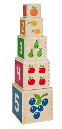 Stapelturm Aus Holz Color Stacking Tower Eichhorn 5 Farbige Würfel Und 5 Formen Ab 12 Monaten 10 Stapelturm Aus Holz Color Stacking Tower Eichhorn 5 Farbige Würfel Und 5 Formen Ab 12 Monaten -Eichhorn eh2252 c eichhorn veza