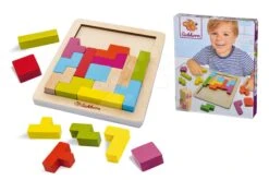 Holzpuzzle Formenspiel Shape Game Eichhorn 20 Farbige Würfel In Verschiedenen Formen Ab 4 Jahren -Eichhorn eh2467 a eichhorn puzzle