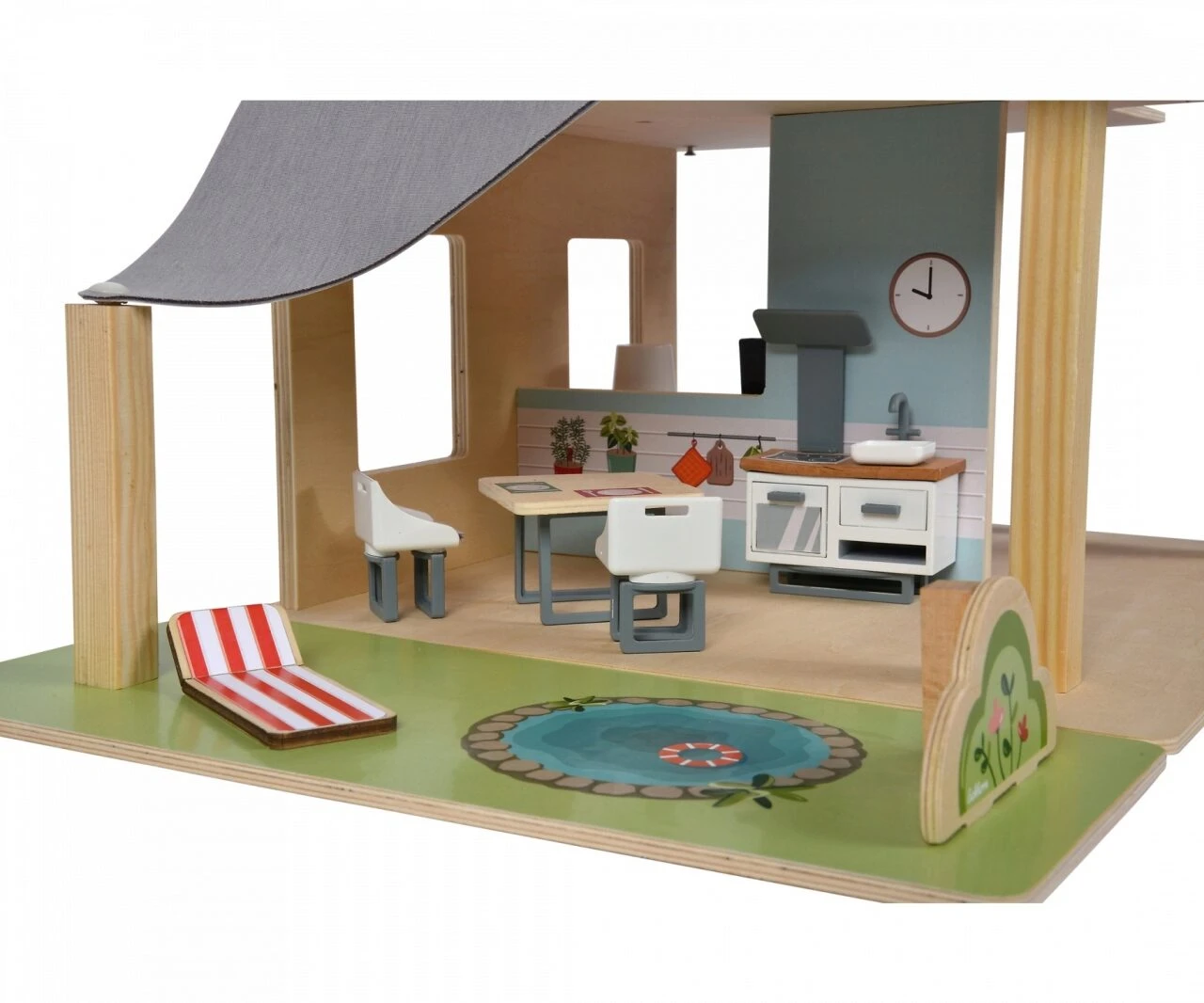 EICHHORN 100002505 EH Puppenhaus Mit Möbeln 7 EICHHORN 100002505 EH Puppenhaus Mit Möbeln – Bild 7