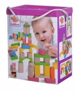 EICHHORN 100088021 EH Natur Und Bunte Holzbausteine